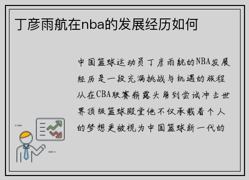 丁彦雨航在nba的发展经历如何